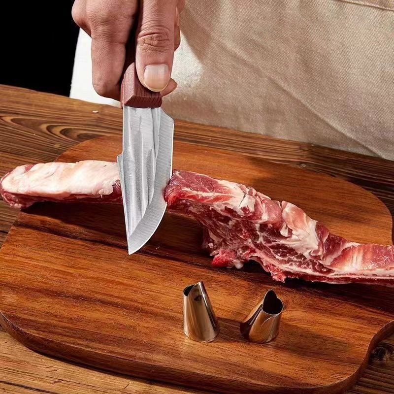 Faca Cutelo Forjado Artesanal Rustico Com Bainha Churrasco Desossar Carne Camping Chefe de Cozinha em Oferta na Shopee
