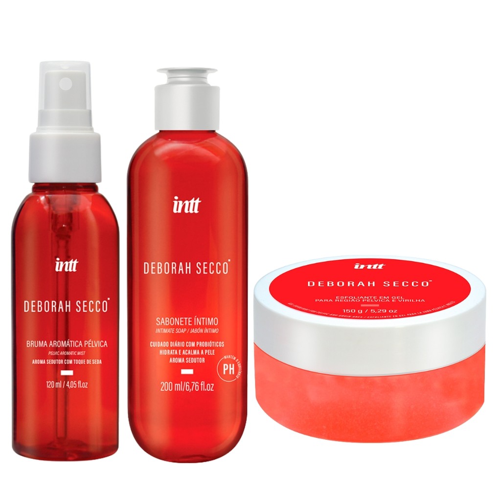 INTT Kit Completo Sabonete 200g + Bruma 120ml + Esfoliante