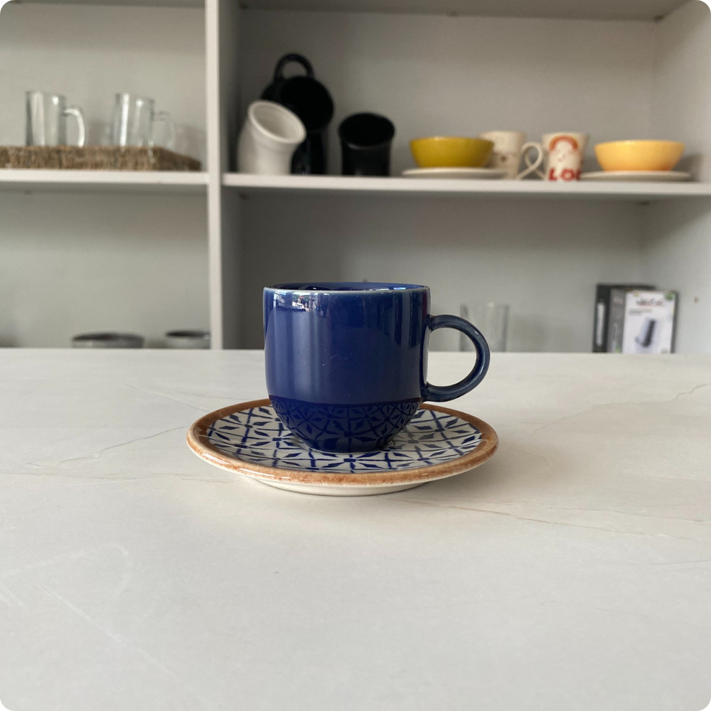 Xícara De Café Com Pires Coup New Asteca 97mL Porto Brasil — imagem 2 de 2