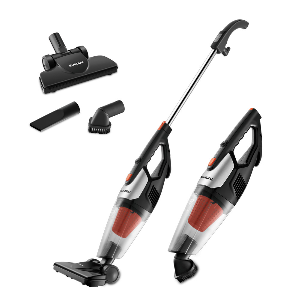 Aspirador de Pó Vertical Turbo Premium Mondial Preto e Laranja 1200W AP-31 em Oferta na Shopee