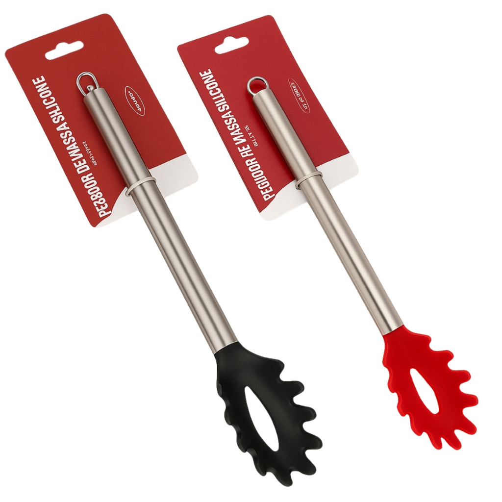 Pegador de Massas Cabo Inox de Silicone 31cm Cozinha em Oferta na Shopee