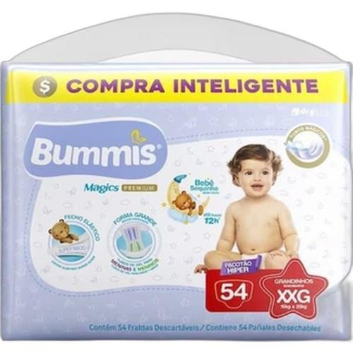 Fralda Bummis Hiper Pacotão XXG c/54