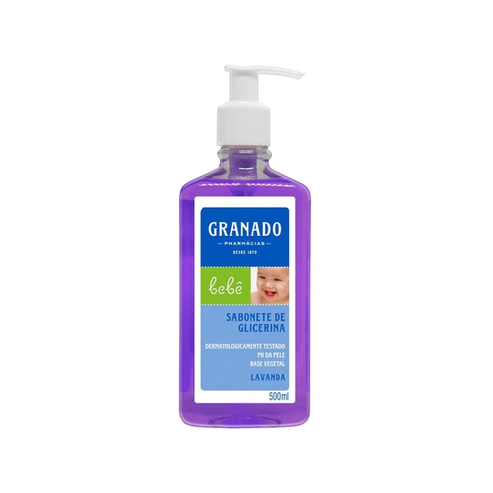 Sabonete Líquido Granado Bebê Lavanda com 500mL em Oferta na Shopee