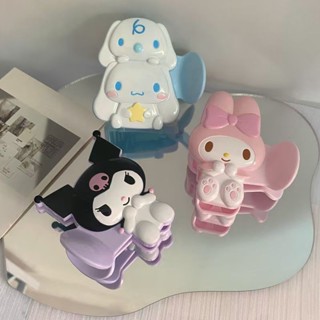 Sanrio Desenho Animado Japonês E Coreano Crianças Fofo Doce Menina Kuromi My Melody Grampo De Cabelo Tubarão Cartão Trid em Oferta na Shopee