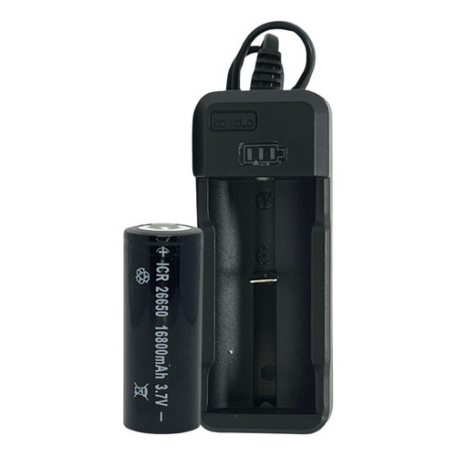 Carregador com Indicador + Bater Recarregaveis X900 26650mah 4.2v 16800mah Saída Usb