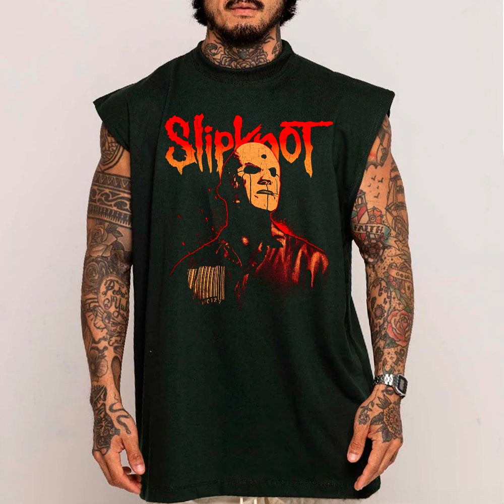 Camiseta Regata Longa Machão Eloy Casagrande Slipknot Half Rock Metal