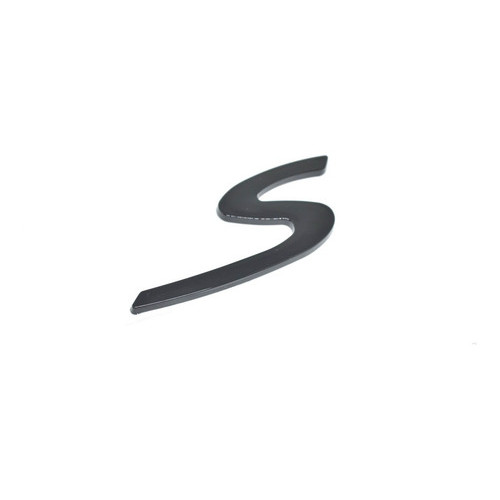 Emblema Porsche S Cayenne Boxster Cayman Preto Turbo Carrera