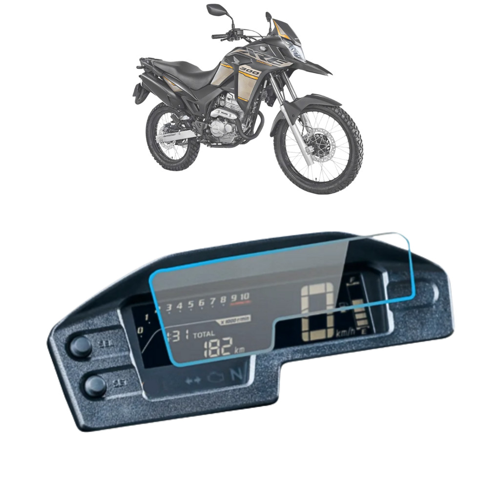 Película Proteção Painel Moto XRE 300 2016 2017 2018 Até 2021 2022 2023