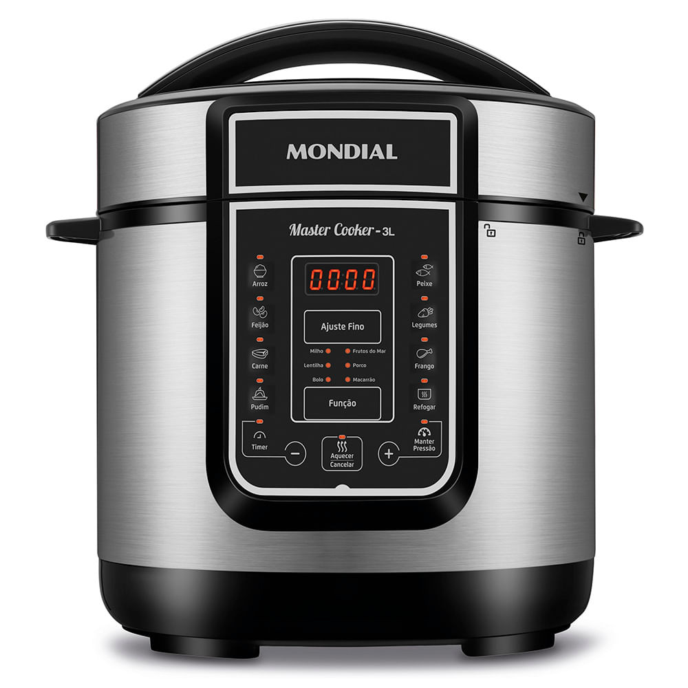 Panela de Pressão Elétrica Mondial Digital Master Cooker PE-40 em Oferta na Shopee