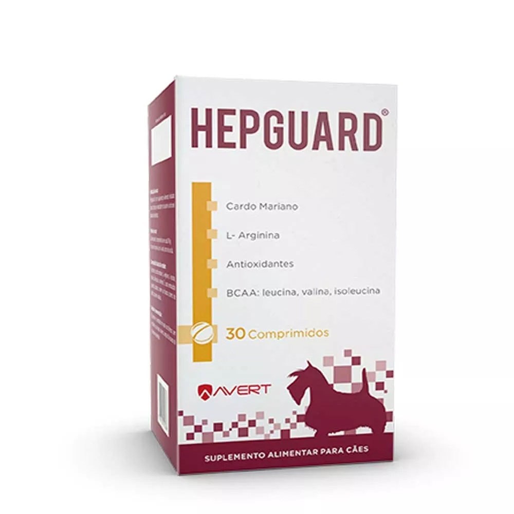 Suplemento Alimentar Hepguard para Cães Com 30 Comprimidos em Oferta na Shopee