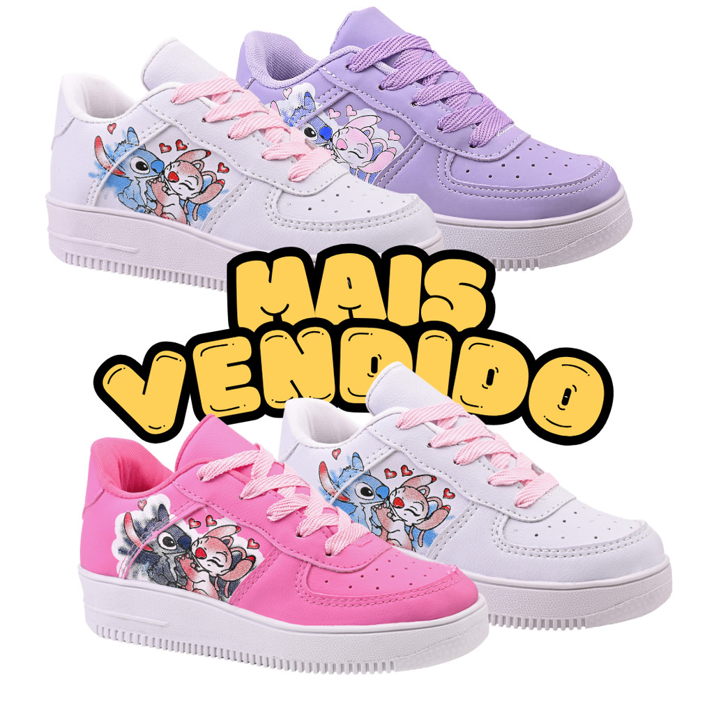 Tênis infantil ideal para escola e dia a dia 26 ao 33 leve e seguro pronta entrega