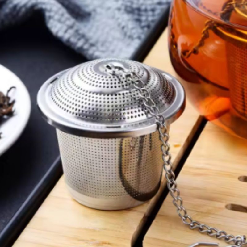 Infusor de Chá em Aço Inoxidável com Corrente Reforçada – 4,5 x 3 cm WL-2470 em Oferta na Shopee