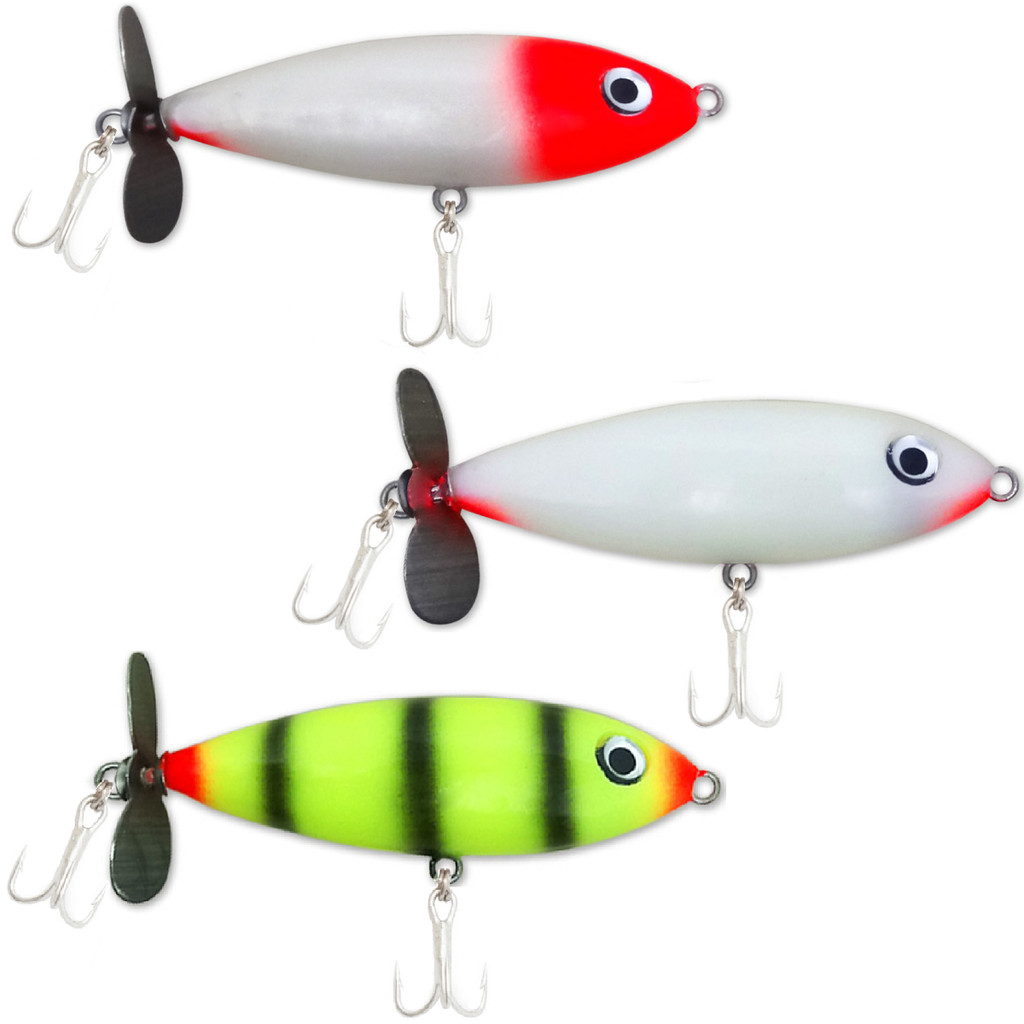 Isca Charutinho Hélice KV charuto 7cm Superfície kit 3 unid