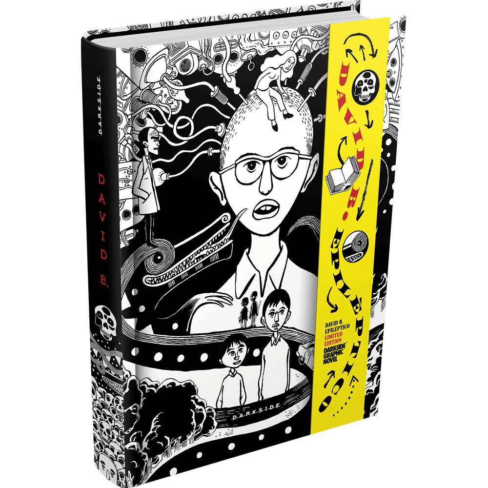 Capa do livro Comic - Epiléptico - por David B. - Novo/Lacrado - Editora Darkside -