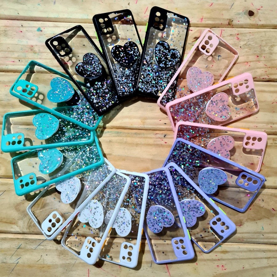 Capa Capinha Case Samsung Galaxy S20 FE – Pop socket Suporte de coração
