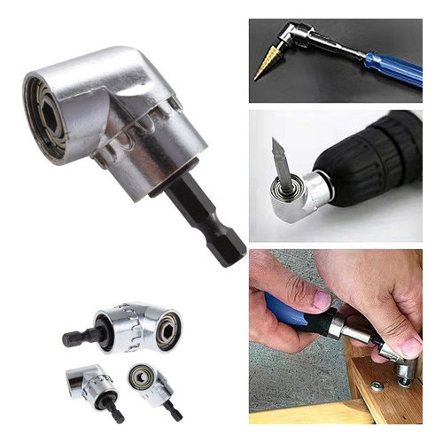 Adaptador Angular Magnético Para Furadeira Parafusadeira 105° Broca Bit Fenda Acessórios