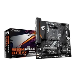 Placa Mae Gigabyte B550M Aorus Elite AX, DDR4, Socket AMD AM4, M-ATX, Chipset AMD B550, B550M-AORUS-ELITE-AX