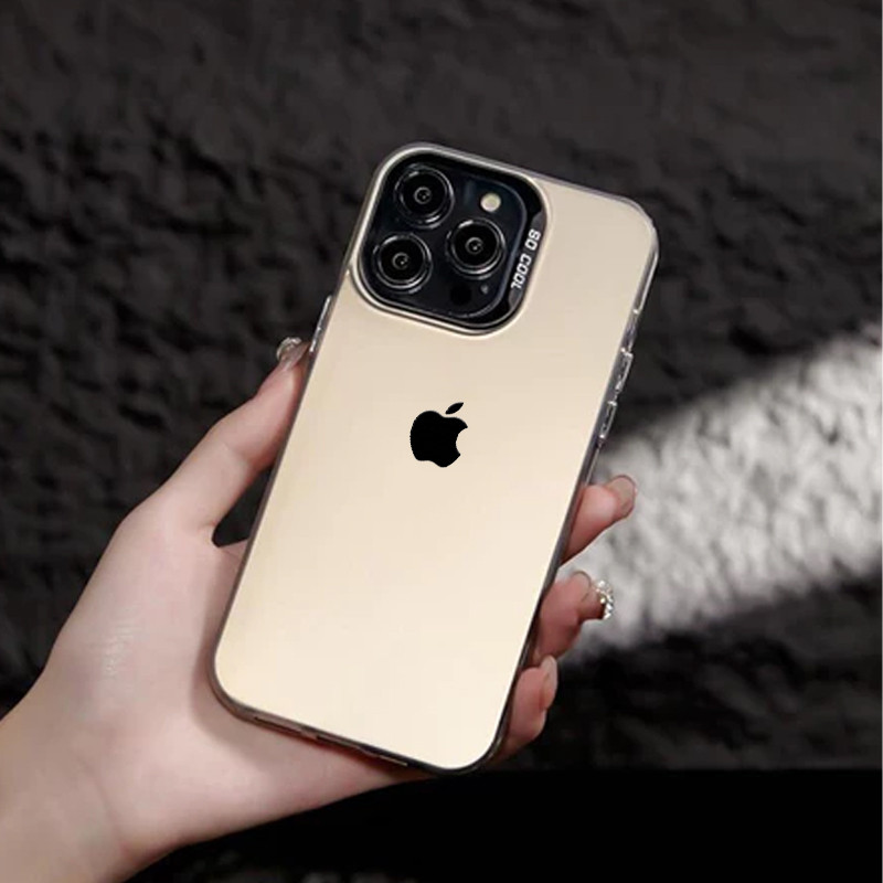 Simplicidade Luxuosa capa de telefone Capinha em acrílico fosco para iPhone 7 8 X XR XS 11 12 13 14 15 16 Pro Max Plus em Oferta na Shopee