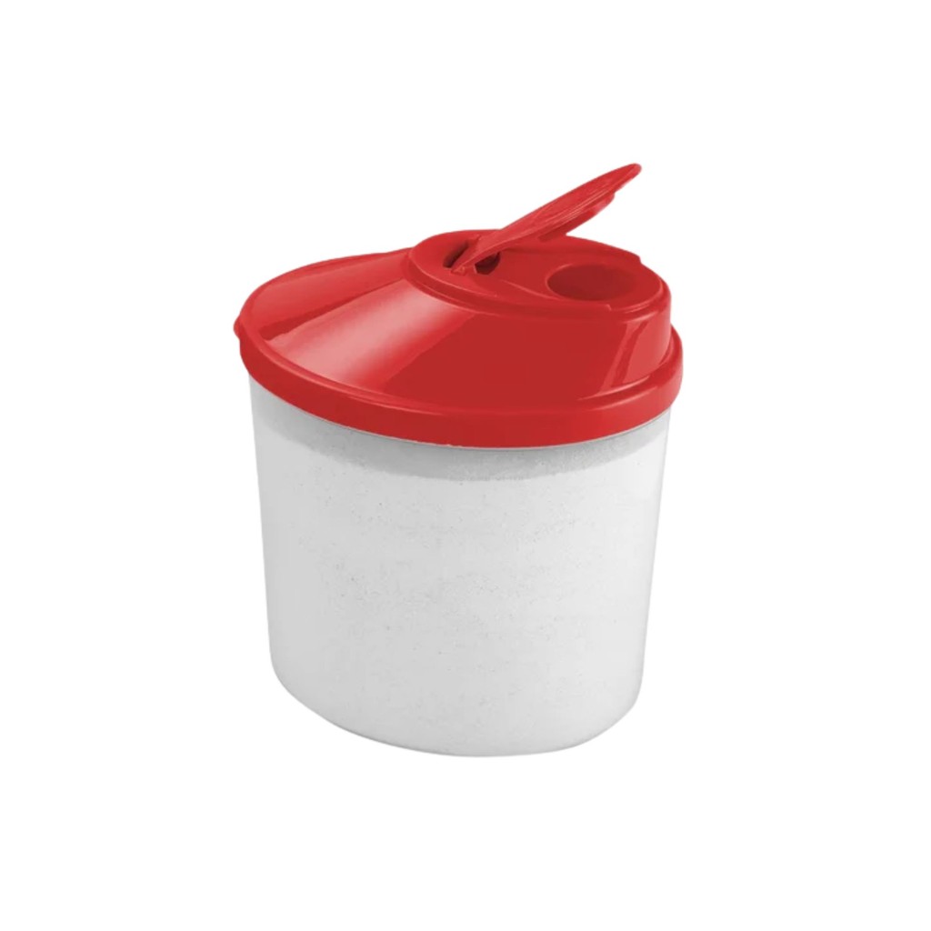 Porta Farinheiro Multiuso 1L Com Tampa Colorida Sortida Multiuso Prático Plástico Versátil