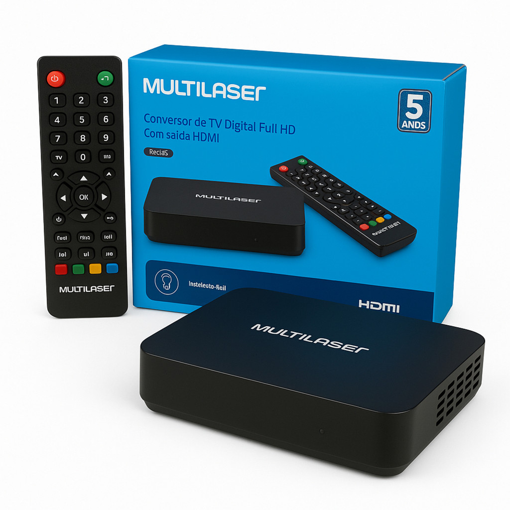 Multilaser E Gravador Digital Hdmi Full Hd  Tv Analogica New
