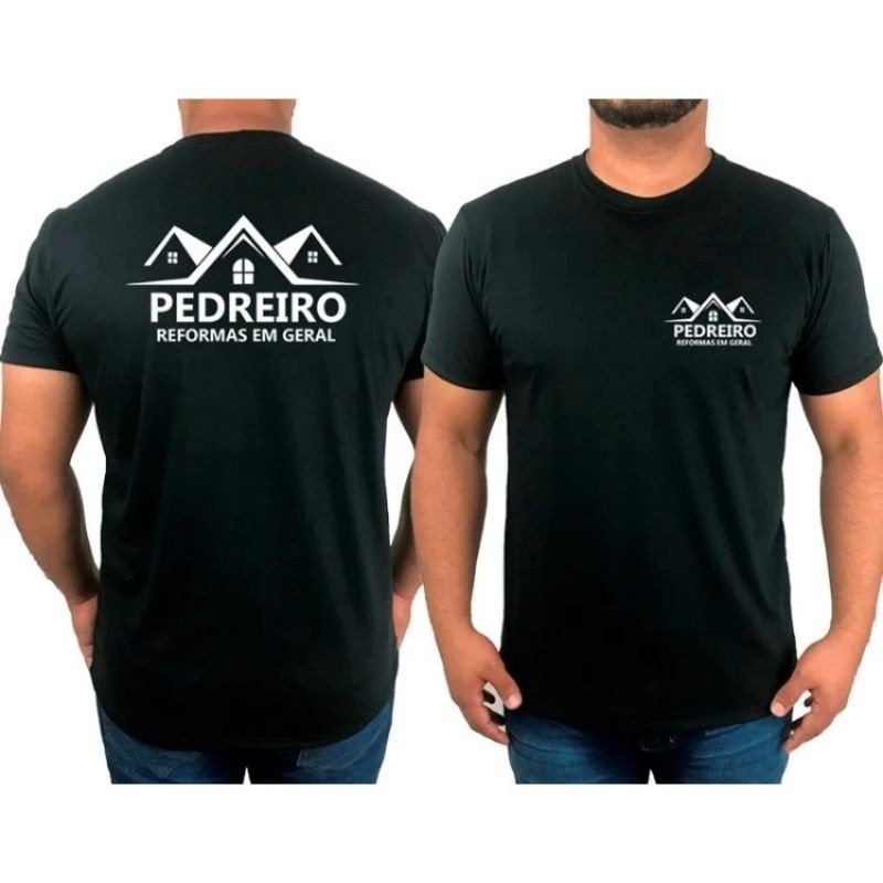 Camiseta Masculina Pedreiro - Camisa Frases Profissão Serviços Servente Ajudante Tumblr Obra