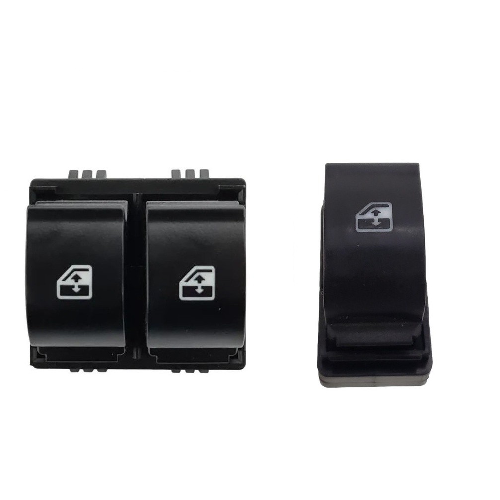 Kit Interruptor Botão Vidro Elétrico Dianteiro Fiat Palio Idea Punto Grand Siena s moldura