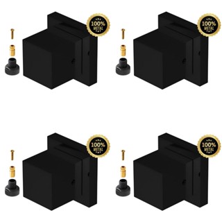 Kit 4 Acabamento 100% Metal Preto + 4 Conversor Docol x Deca Ideal p/ Registro Docol e Deca Banheiro em Oferta na Shopee