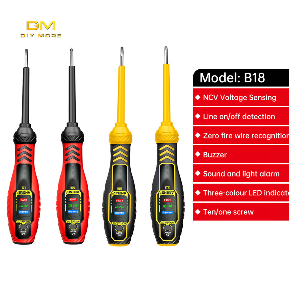 Caneta De Medição Inteligente De Alta Precisão DIYMROE ANENG B18 , Teste De Indução Multifuncional Com display digital , em Oferta na Shopee