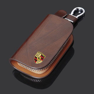 Chaveiro de Couro com Logo do Carro Porsche para 718 911 Cayenne Cayman Macan Panamera Boxster Acessórios 56401 em Oferta na Shopee