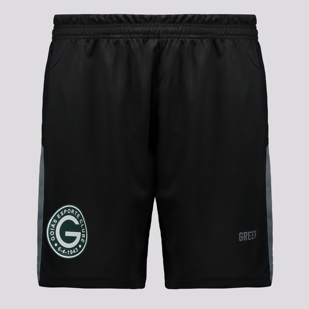 Calção Gr33n Goiás Goleiro 2024 Infantil Preto em Oferta na Shopee