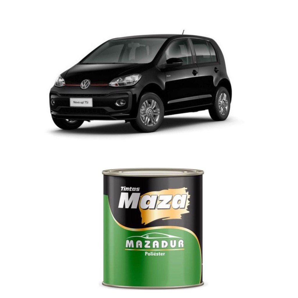 TINTA POLIESTER PRETO NINJA VW (05) 900ML MAZA - Spare Parts and Accessories for Vehicles