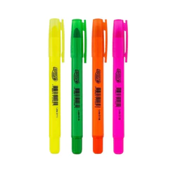 Marca Texto em Gel BRW – Kit com 4 Cores