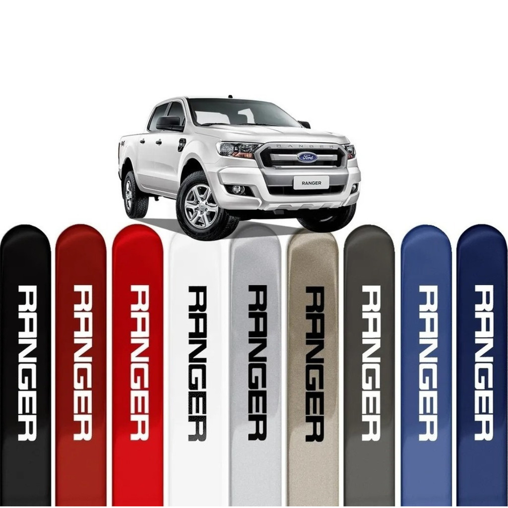 Friso Lateral Protetor de Porta Ranger – Escrita Original – Dupla Face Automotiva