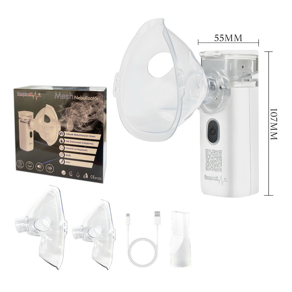 Nebulizador portátil: USB/Nebulizador para adultos e crianças com asma MARISA