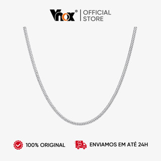 Vnox Colar De Corrente De Moinho De Aço Inoxidável Estilo Hip Hop Masculino 2.7 Mm De Espessura Minimalista Joias À Prov em Oferta na Shopee