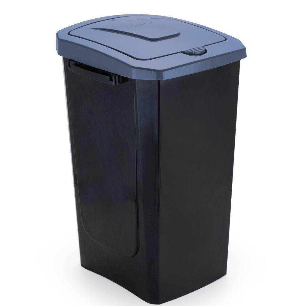 Lixeira Ecofácil Com Tampa Automática Plástico 30 L - Arthi