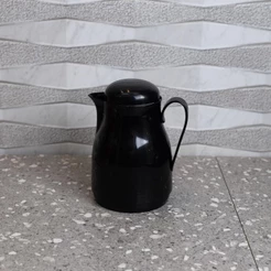 Garrafa Térmica Wolff Basic de Plástico Preta 300ml