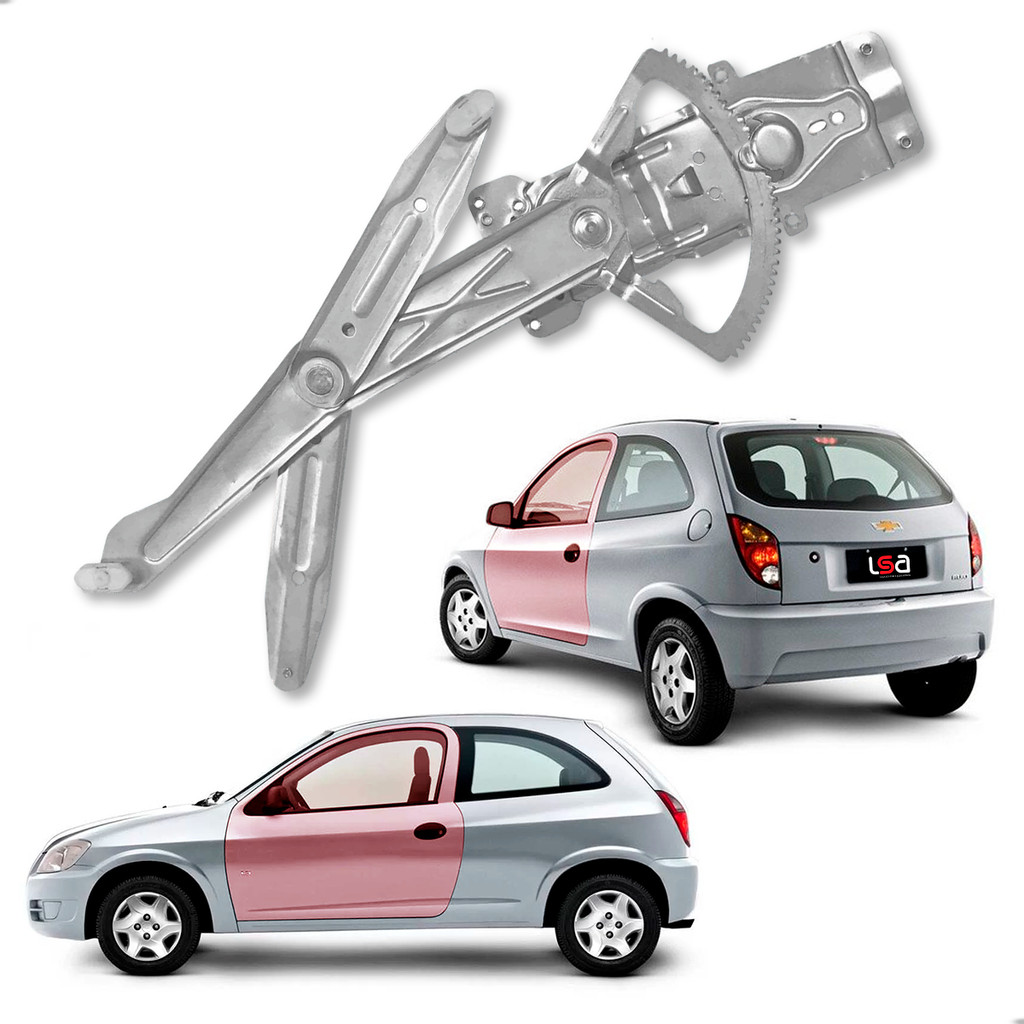 Máquina Vidro Chevrolet Celta 2000-2016 2 Portas Esquerdo Durável Sem Motor com Encaixe Mabuchi e Garantia 3 Meses em Oferta na Shopee