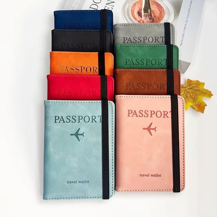 Carteira Para Passaporte Elegante Feminino E Masculino várias cores em Oferta na Shopee