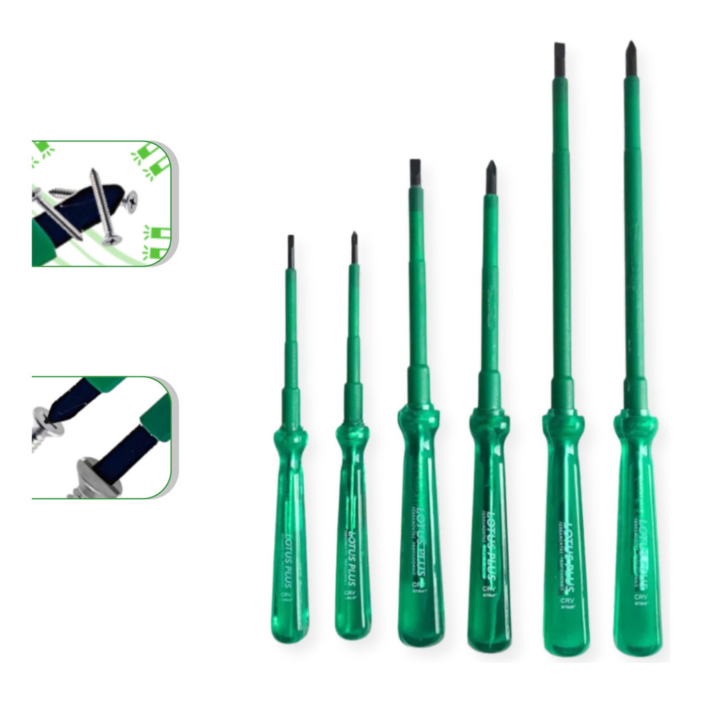 Jogo De Chaves Fenda Philips Isoladas 1000v Imantada 6 Pçs