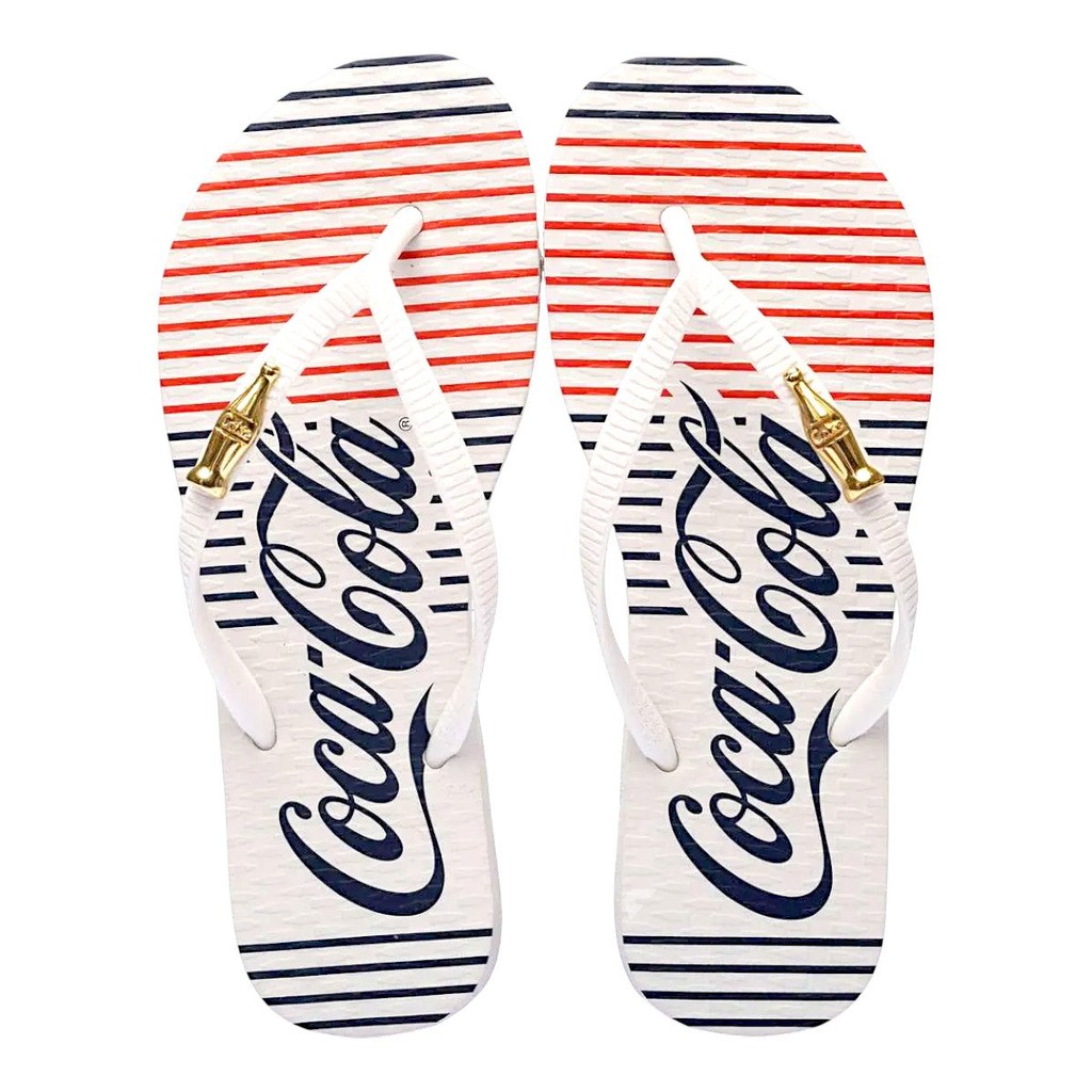 Chinelo Coca Cola Classic Lines Feminino em Oferta na Shopee