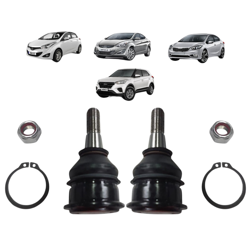 Pivô Suspensão Dianteiro Esquerdo + Direito Hyundai HB20 2012 A 2019 Nakata
