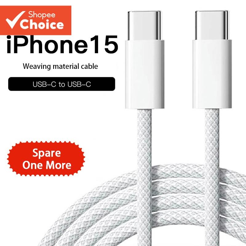 60W Usb C ao cabo do Usb C para o cabo de transferência de carregamento rápido Iphone15 15 pro carregamento máximo