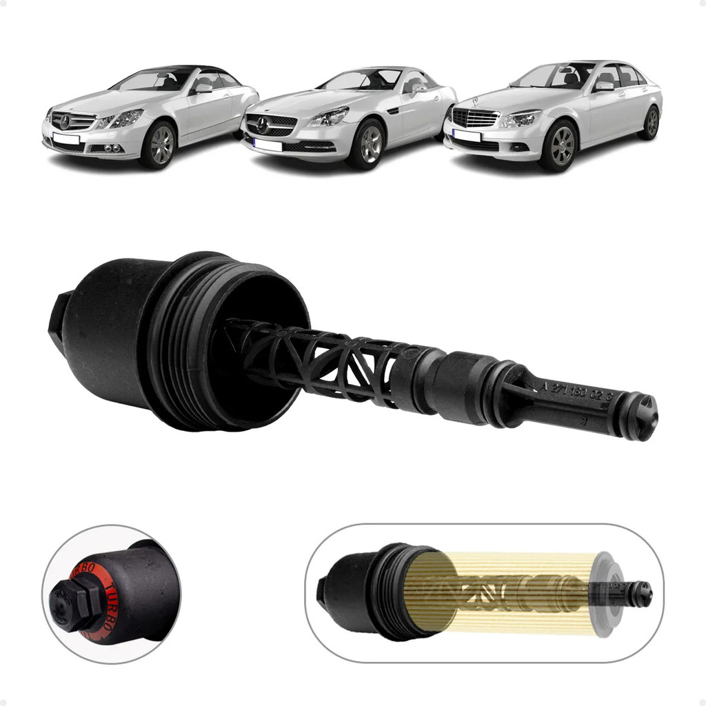 COPO/ TAMPA FILTRO DE OLEO GPJY061 SERIE C (W203) C180 KOMPRESSOR/ C200 CGI KOMPRESSOR/ C230 KOMPRESSOR 2002-2 2002-2007