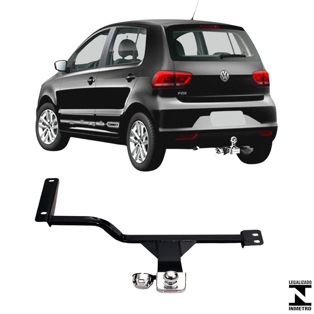 Engate Reboque Rabicho Fixo Fox 2005 a 2022 450Kg Bom