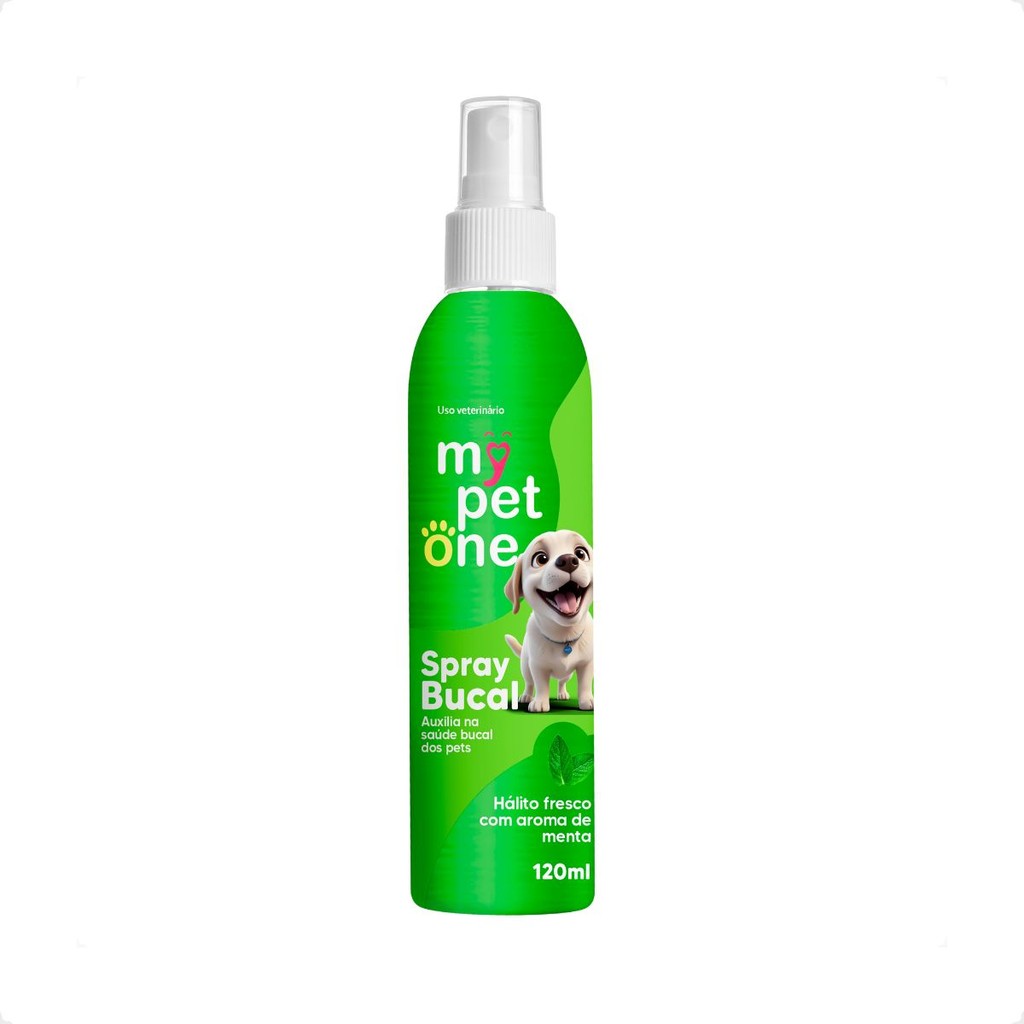 Spray Bucal Menta Mypetone - 120mL - Pets