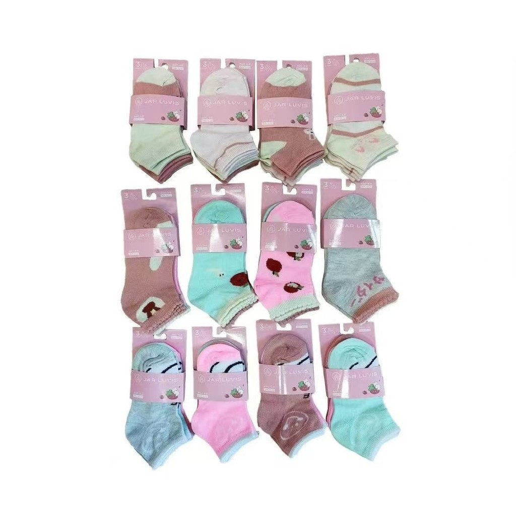 Kit Pares de Meias Infantil e Bebê Menina Estampadas em Oferta na Shopee