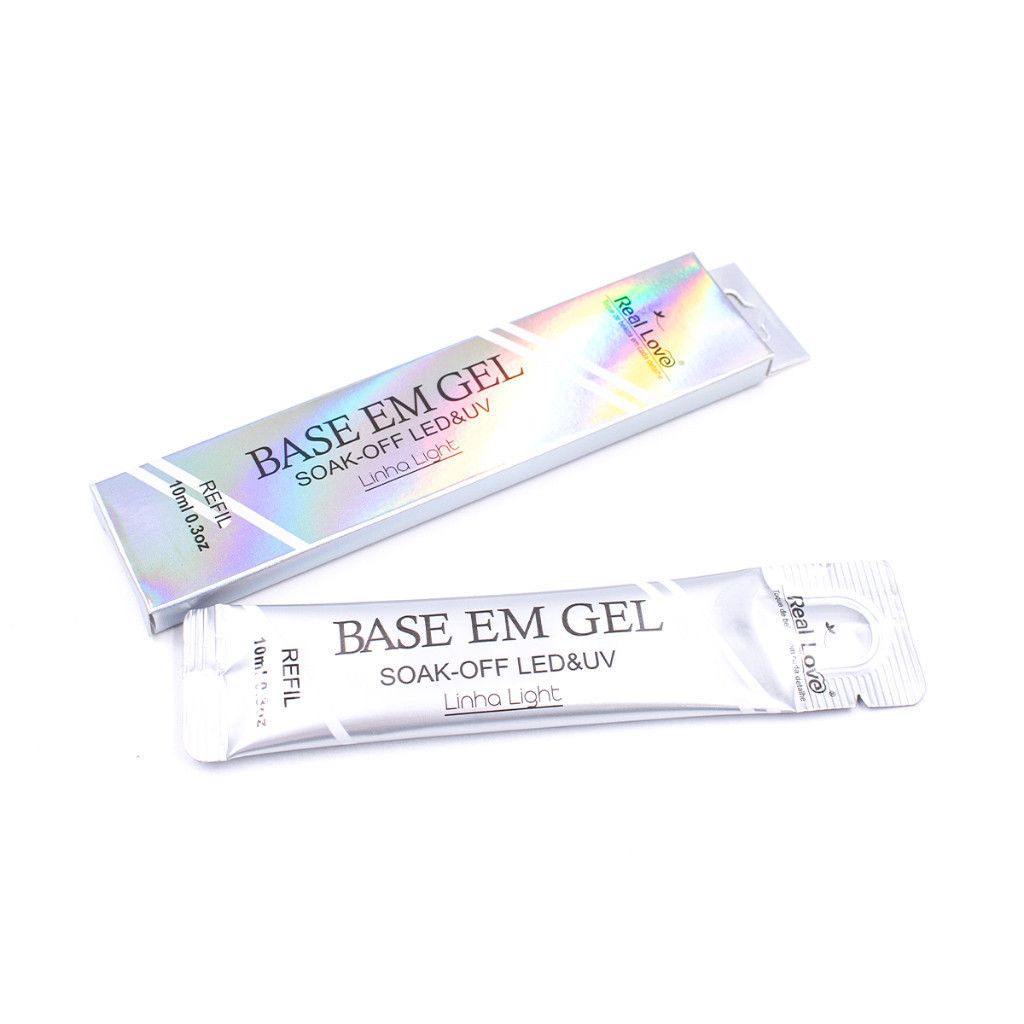 Refil Base em Gel Linha Light 10ml - Real Love em Oferta na Shopee
