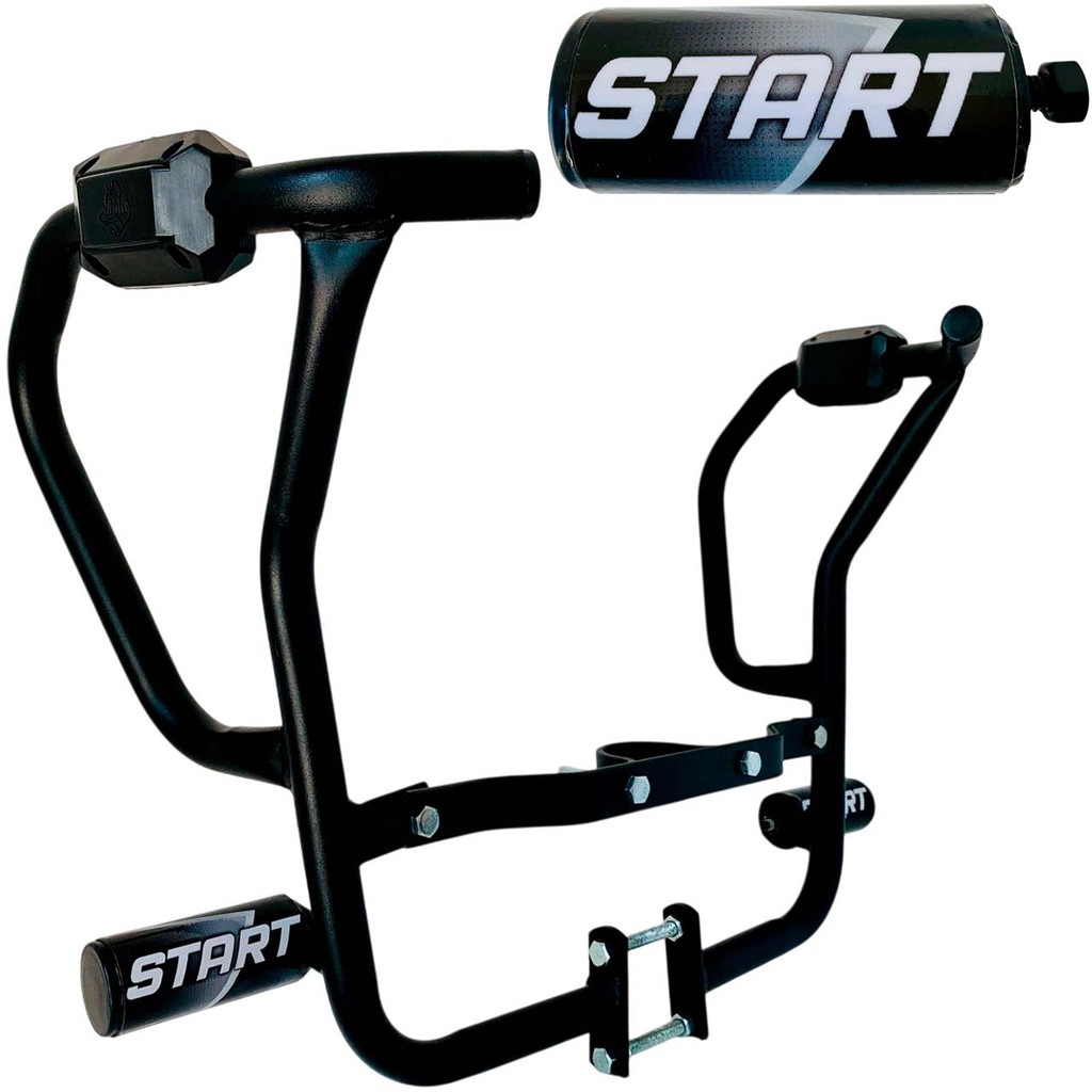 Start 160 Modelo 2025 Protetor Carenagem Motor Tanque Preto Mata Cachorro com Pedal Slider Moto