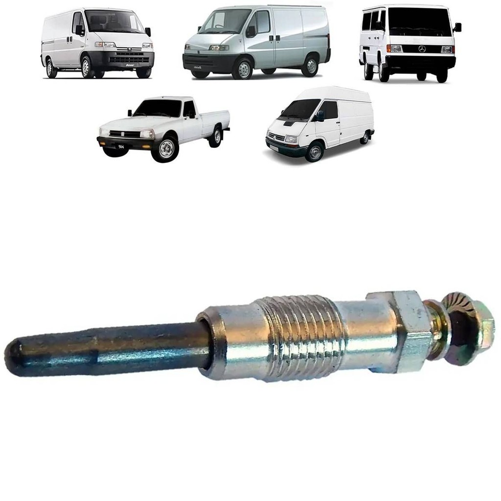 VELA AQUECEDORA DUCATO BOXER JUMPER 2.5 1995 A 2005 MB180 1994 A 1996 PEUGEOT 504 1992 A 1999 TRAFIC 1994 A 2002 ORIGINA